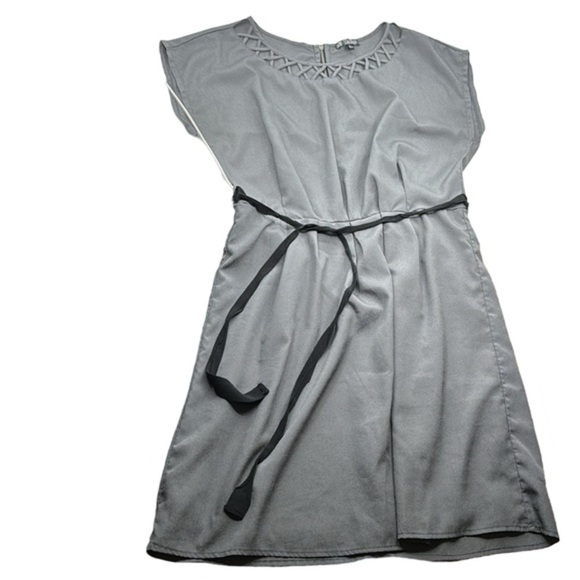 Bebop Large Body 100% Polyester Grey Dress - Picture 1 of 9